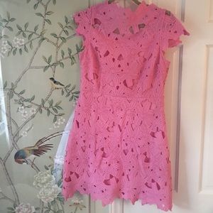 J.O.A. Pink Flower Dress